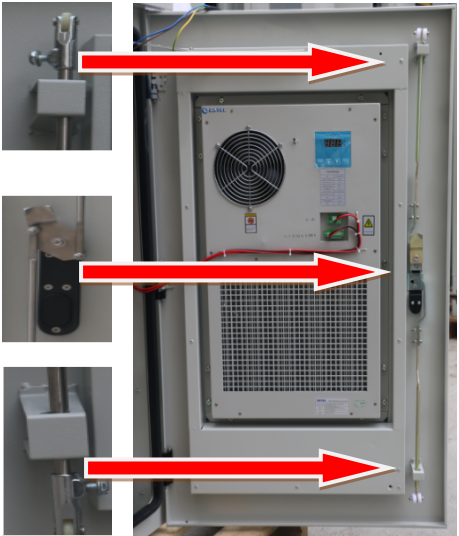 Gabinete montado en la pared al aire libre de la estructura impermeable