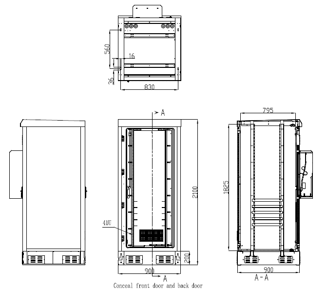 Gabinete al aire libre termostático revestido de las telecomunicaciones