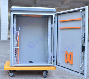 Caja al aire libre de acero de un sólo recinto IP55 de la distribución de poder del gabinete del soporte de poste pequeña
