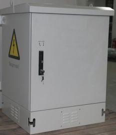 Caja anti de la comunicación de la corrosión del recinto al aire libre de un sólo recinto de las telecomunicaciones con la batería del rectificador