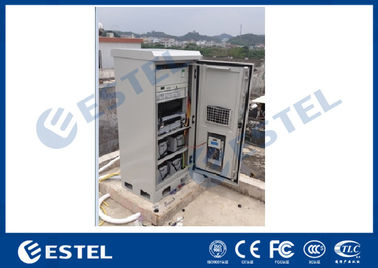 El gabinete al aire libre de la batería del aire acondicionado integró la instalación de acero galvanizada de la facilidad