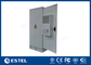 Gabinete externo 20U de las telecomunicaciones ISO9001 gabinete de batería al aire libre de la prenda impermeable del estante de 19 pulgadas