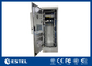 El gabinete de comunicaciones al aire libre de 40U resistente al agua con sistema de monitoreo remoto / PDU