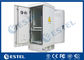Armario de alimentación al aire libre de la ventilación del aire con un estante/20U 19&quot; de la batería estante