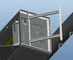 Gabinete al aire libre de acero galvanizado de UPS de la batería del recinto del soporte de poste con el aire acondicionado de DC