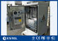Galvanized Steel Integrated Outdoor Telecom Cabinet 120W/K Heat Exchanger Cooling System