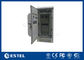 Gabinete al aire libre de enfriamiento dual 33U IP55 de las telecomunicaciones del cambiador de calor