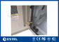 Gabinete al aire libre a prueba de mal tiempo de las telecomunicaciones de IP55 16U con diseño del acondicionador de aire y la cerradura antirrobo