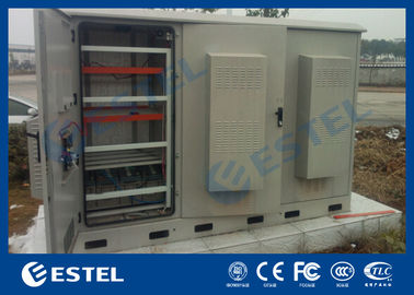 Sistema eléctrico integrado gabinete al aire libre de las telecomunicaciones de la red de la estación base del aislamiento térmico