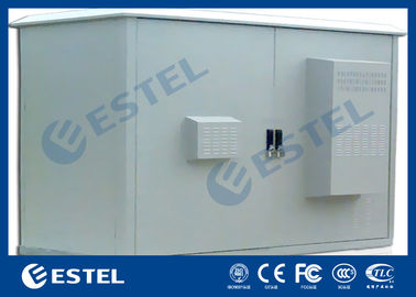 Dos estructura montada IP55 de la comunicación del refrigerador del compartimiento gabinetes al aire libre
