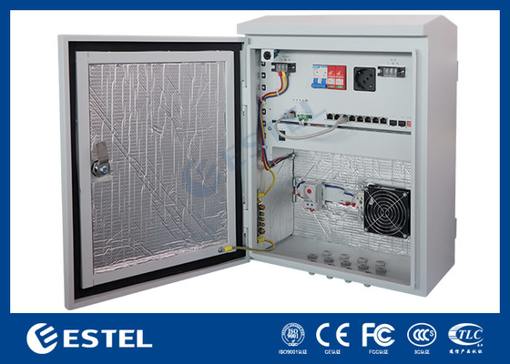 Revestimiento de alimentación eléctrica de pequeño tamaño con calefacción, conector de red montado en poste Modelo ERU0101
