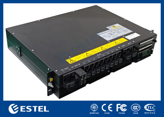 ET48200 M5E32A 2U Sistema de energía de telecomunicaciones compacto de alta densidad 12KW montaje en bastidor