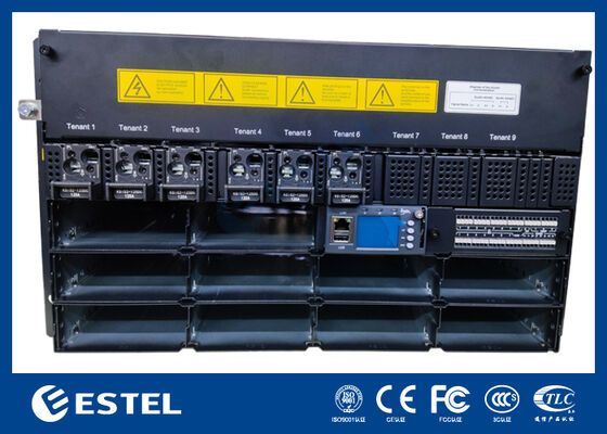 Sistema de alimentación rectificadora de telecomunicaciones DC48V montado en rack de 6U con gestión remota