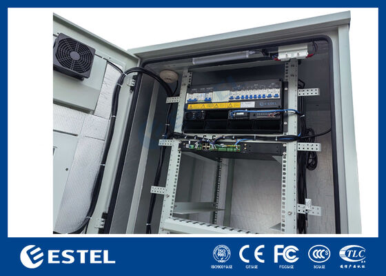 Armario de alimentación para telecomunicaciones de 12kW a 18kW con distribución y monitorización de energía