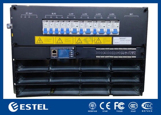 DC48V 7U 36kw Sistema de rectificador industrial de apoyo de gestión remota RS485
