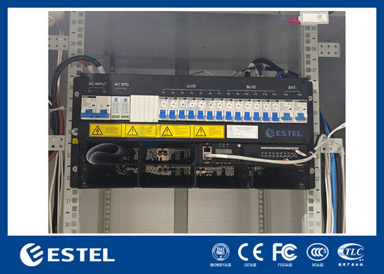 Sistema rectificador de montaje en bastidor de gabinete de 18 kW para el suministro de energía a equipos de telecomunicaciones