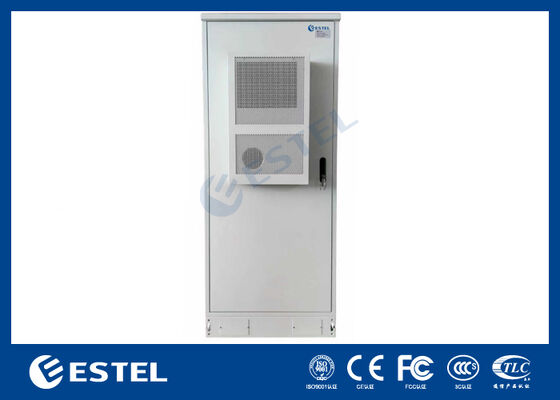Gabinete de Telecomunicaciones de Pie para Exteriores con Doble Puerta y Estructura Interna de Rack de 19 Pulgadas