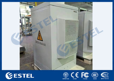 Sistema de enfriamiento al aire libre integrado de acero galvanizado del cambiador de calor del gabinete 120W/K de las telecomunicaciones