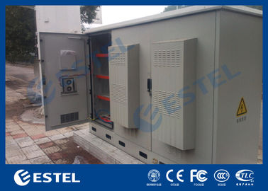 Sistema eléctrico integrado gabinete al aire libre de las telecomunicaciones de la red de la estación base del aislamiento térmico
