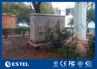Sistema eléctrico integrado gabinete al aire libre de las telecomunicaciones de la red de la estación base del aislamiento térmico