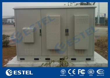 Sistema eléctrico integrado gabinete al aire libre de las telecomunicaciones de la red de la estación base del aislamiento térmico