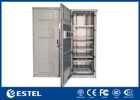 Sistema eléctrico al aire libre del gabinete de las telecomunicaciones de IP55 32U gabinete del estante de 19 pulgadas modificado para requisitos particulares