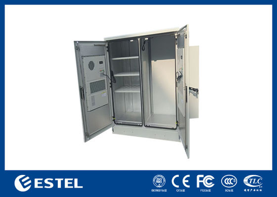 Gabinete de telecomunicaciones 48U con sistema de distribución de energía y respaldo