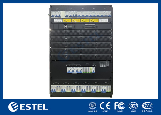 Sistema rectificador montado en el bastidor de suministro de energía de telecomunicaciones de 48v para estantes de alimentación de telecomunicaciones con gestión de baterías
