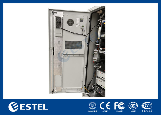 40U estándar 19 pulgadas de recinto exterior gabinete de energía híbrida con energía solar y sistema de energía