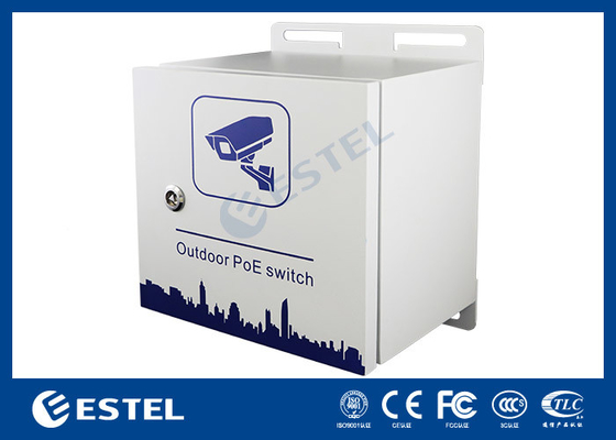 Caja de interruptores de red personalizada montada en poste EB2042PG Caja de vigilancia inteligente exterior
