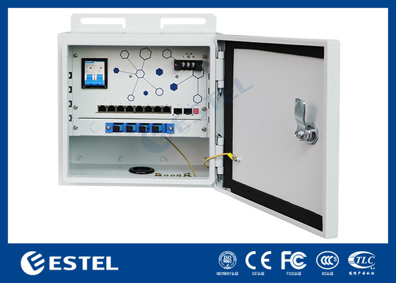 Caja de interruptores PEO para exteriores modelo EB2082SGGPE-120 Caja de interruptores Ethernet impermeable