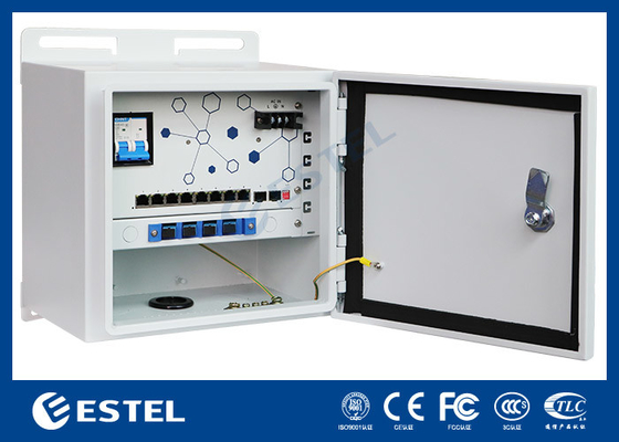 Caja de interruptores PEO para exteriores modelo EB2082SGGPE-120 Caja de interruptores Ethernet impermeable