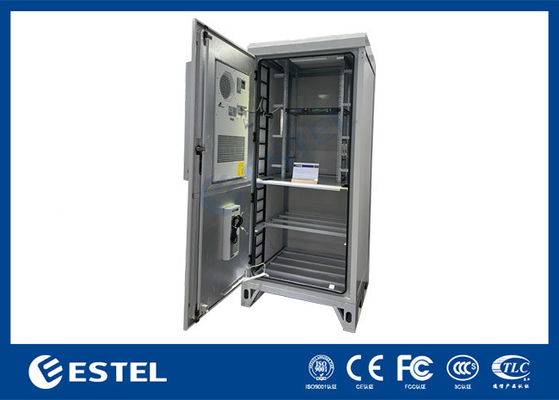 IP55 gabinete integrado exterior con sistema de monitoreo y aire acondicionado para enfriamiento