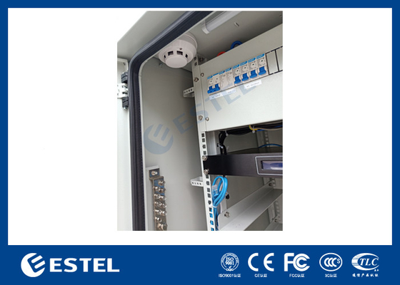 IP55 gabinete de baterías de pared única con sistema de control de monitoreo y distribución de energía