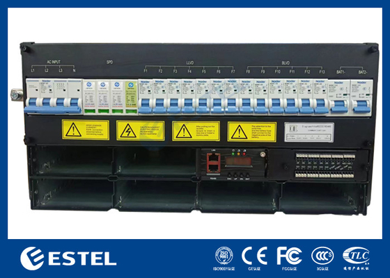 Fuente de alimentación de 48V enchufable 5U Alturas 19 pulgadas Instalación en bastidor con 6 módulos rectificadores