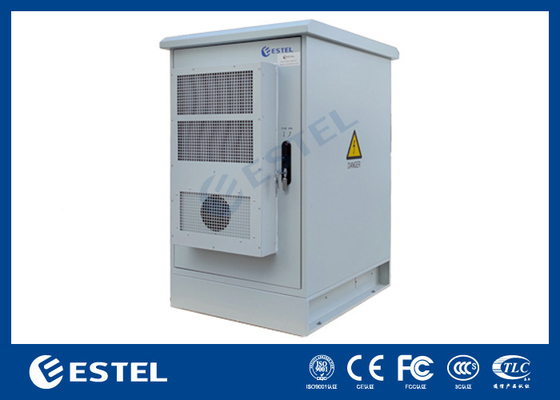 22U Exterior de telecomunicaciones Recinto de electrónica resistente a la intemperie gabinete de distribución de energía personalizado