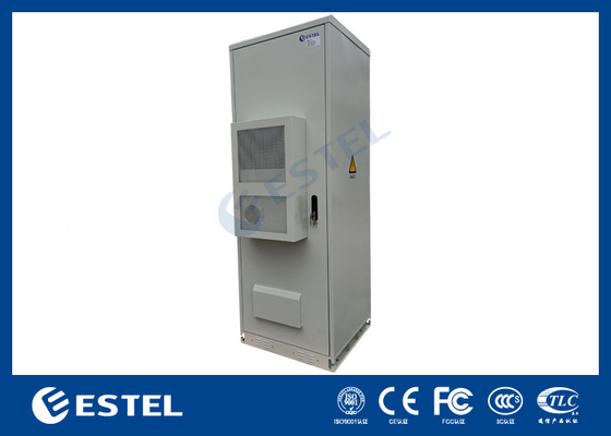 19 pulgadas 45U Equipo fácilmente ensamblado gabinete con aire acondicionado IP55 Telecomunicaciones