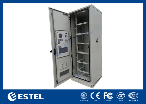 19 pulgadas 45U Equipo fácilmente ensamblado gabinete con aire acondicionado IP55 Telecomunicaciones