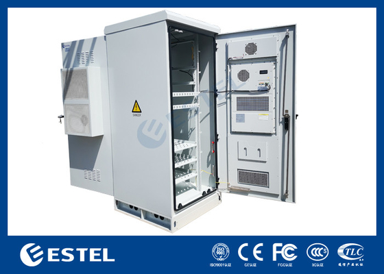 ET9090210A-40U Gabinete exterior de doble puerta Telecomunicación con sistema de monitoreo remoto PDU