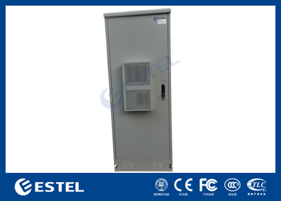 40U gabinete de telecomunicaciones al aire libre con aire acondicionado refrigeración tornillos de acero inoxidable y tuercas para una mayor resistencia a la corrosión