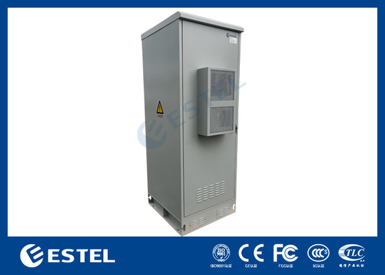 IP55 Gabinete de equipos de telecomunicaciones al aire libre galvanizado con sistema rectificador 200A