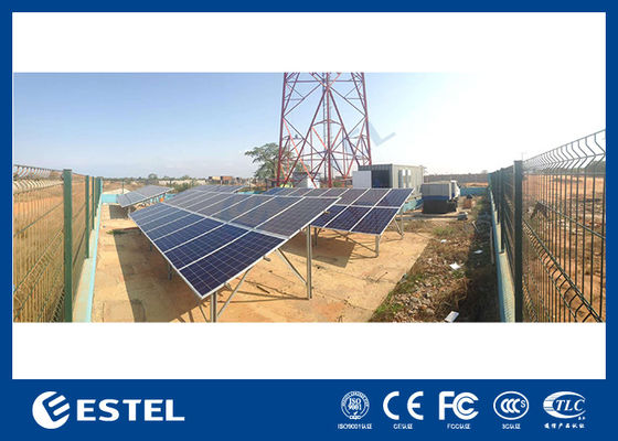 Energía híbrida Sistema de energía de telecomunicaciones con red de energía solar Batería de generador diesel para suministro de energía en el sitio de telecomunicaciones al aire libre