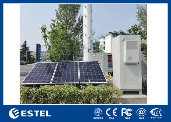 Solución Integrada Personalizable con Energía Solar, Red Eléctrica, Generador Diésel y Batería para Suministro Eléctrico en Sitios de Telecomunicaciones en Exteriores