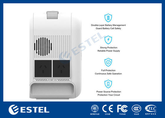 ESTEL eCandle 1KWH Estación de Energía Portátil Batería LiFePO4 Carga Solar Salida 300W UPS de Respaldo