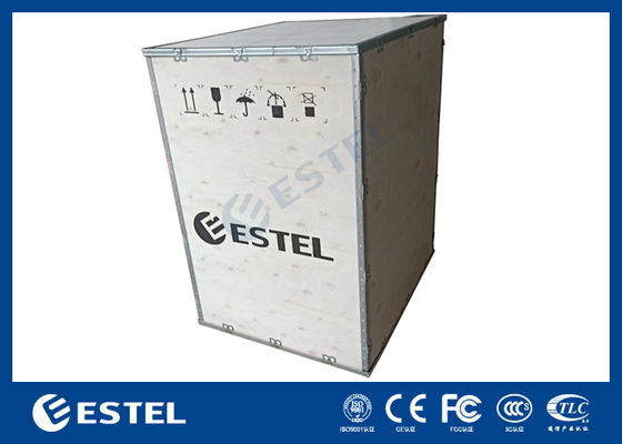 Gabinete de telecomunicaciones al aire libre con PDU y ODF para el sistema de energía de telecomunicaciones