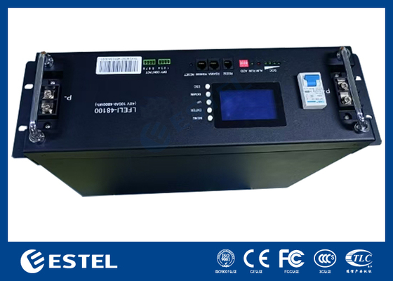ESTEL LFELI 48100 48V 100Ah Batería de Litio-Hierro-Fosfato Solución de Almacenamiento de Energía de Alta Eficiencia para Aplicaciones de Telecomunicaciones e Industriales