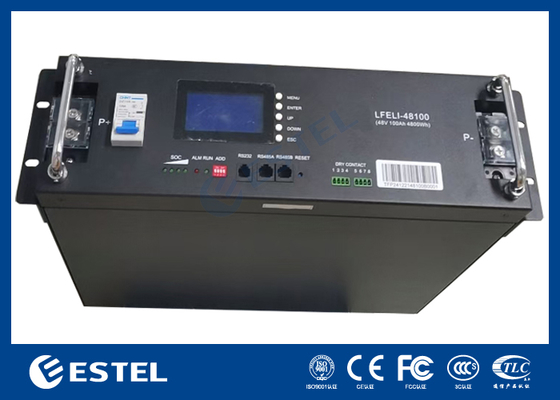 ESTEL LFELI 48100 48V 100Ah Batería de Litio-Hierro-Fosfato Solución de Almacenamiento de Energía de Alta Eficiencia para Aplicaciones de Telecomunicaciones e Industriales