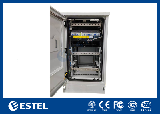 Gabinete de telecomunicaciones para exteriores con sistema de alimentación de telecomunicaciones de 24 kW, rectificadores de fuente de alimentación de CC, gabinete de equipos de telecomunicaciones