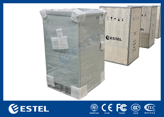 Gabinete de telecomunicaciones para exteriores con sistema de alimentación de telecomunicaciones de 24 kW, rectificadores de fuente de alimentación de CC, gabinete de equipos de telecomunicaciones