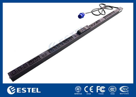Unidad de Distribución de Energía (PDU) Inteligente con 8 Salidas 16A 250VAC Comunicación RS-485